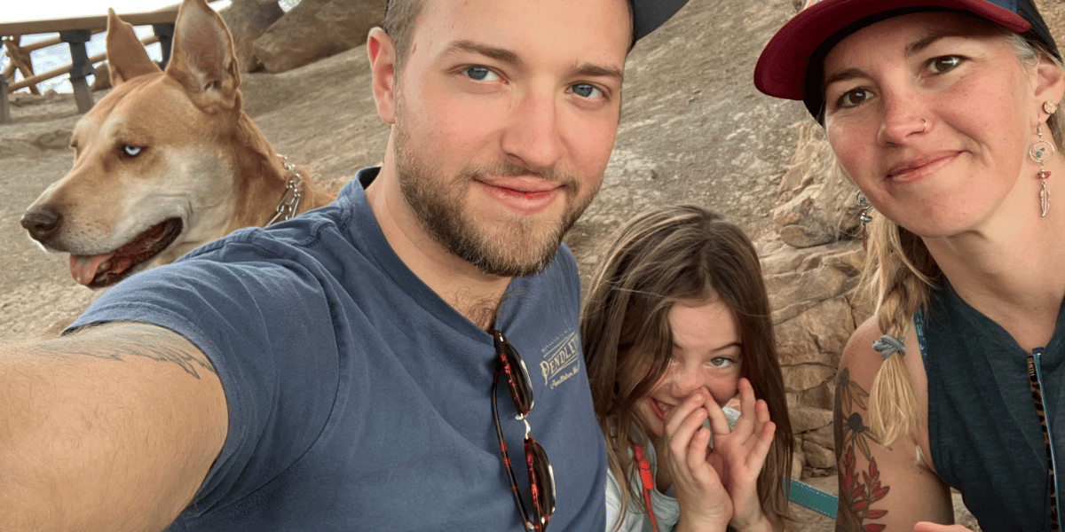 image of Cole Butler and his family