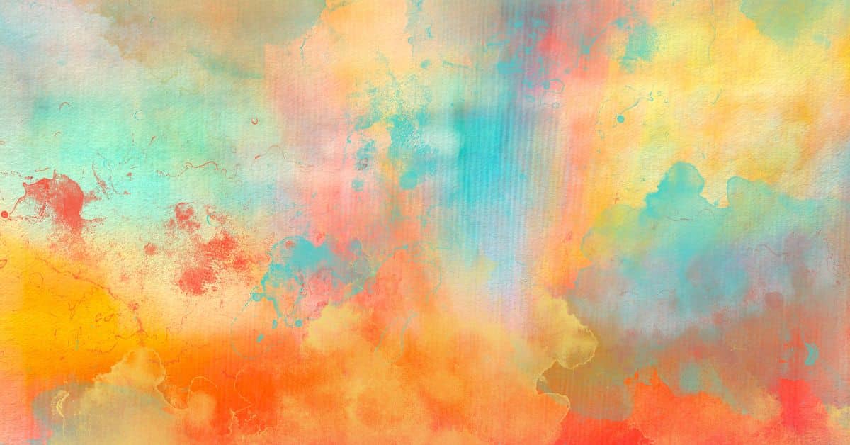 abstract watercolor painting